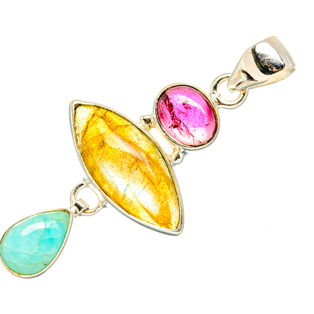 Labradorite Pendants handcrafted by Anasilvercos - PD34301 - Photo 2