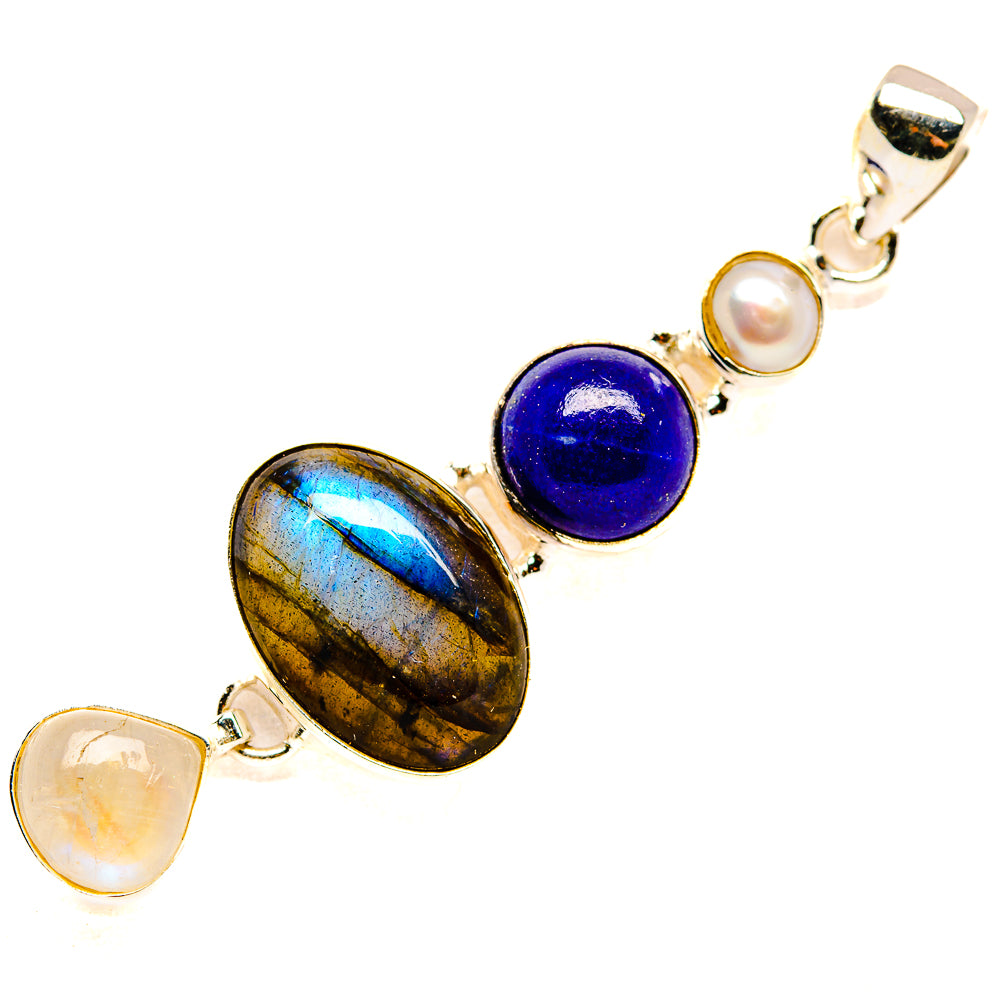 Labradorite Pendants handcrafted by Anasilvercos - PD34306 - Photo 2