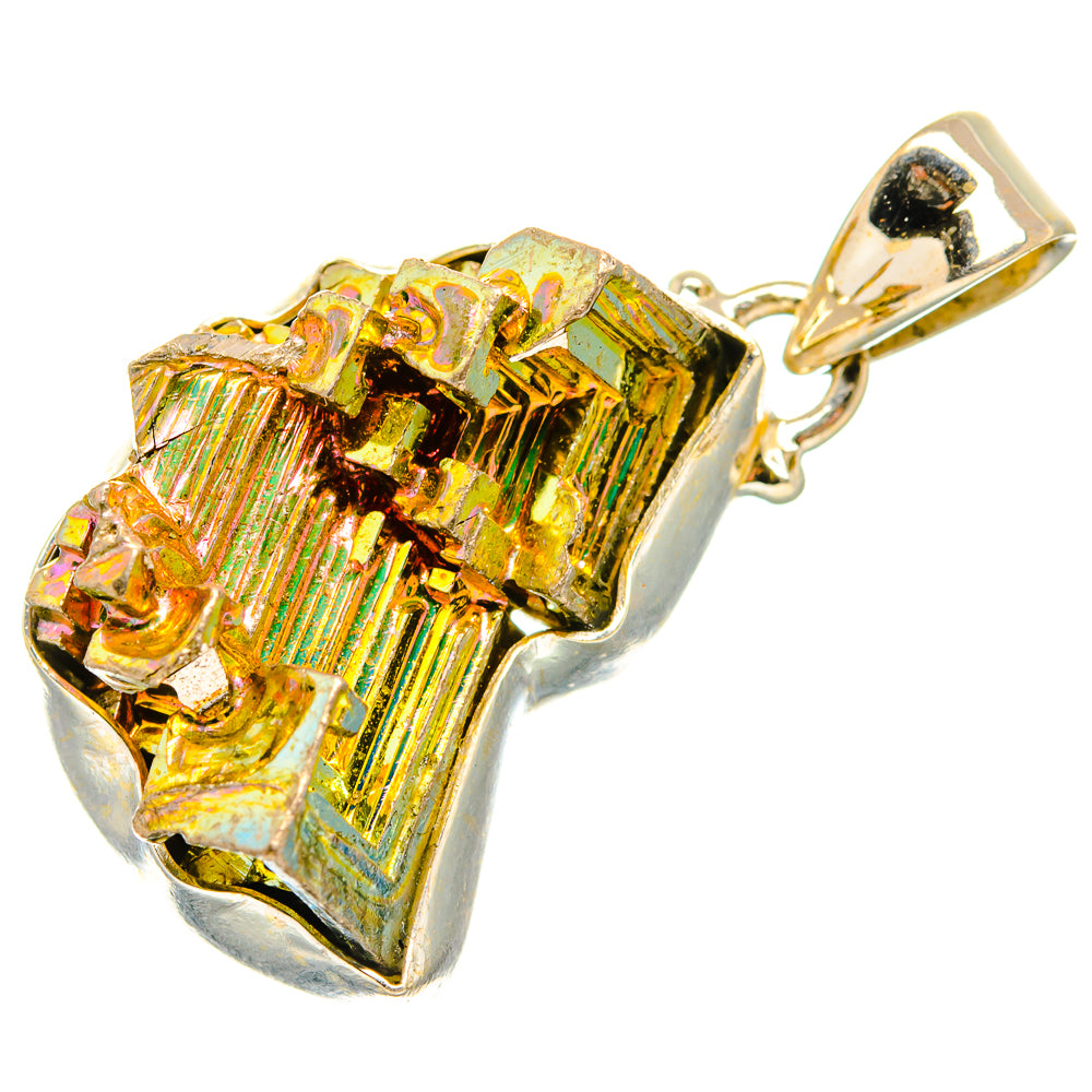 Bismuth Crystal Pendants handcrafted by Anasilvercos - PD34312 - Photo 2