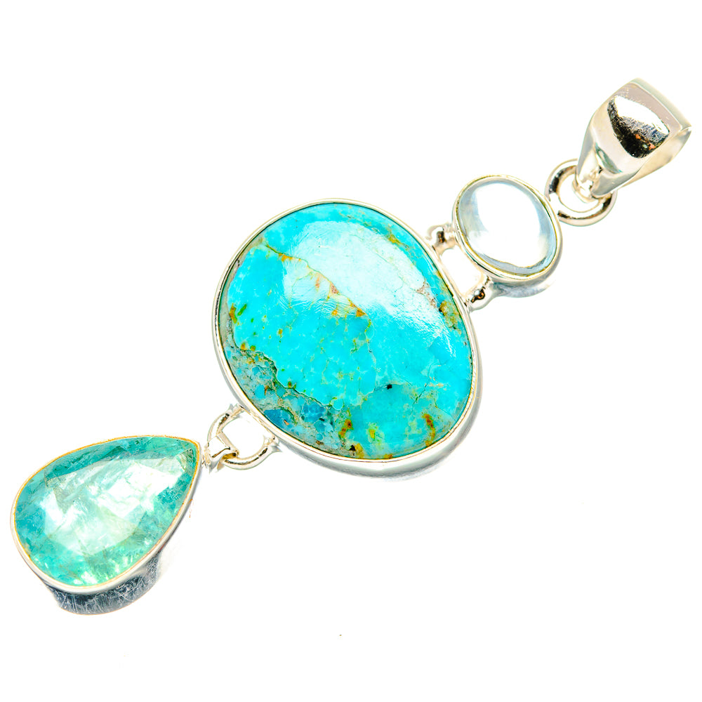 Chrysocolla Pendants handcrafted by Anasilvercos - PD34319 - Photo 2
