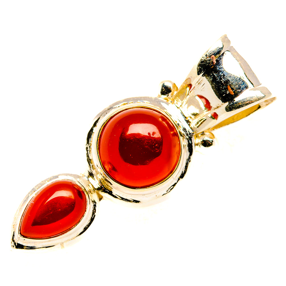 Red Onyx Pendants handcrafted by Anasilvercos - PD34327 - Photo 2