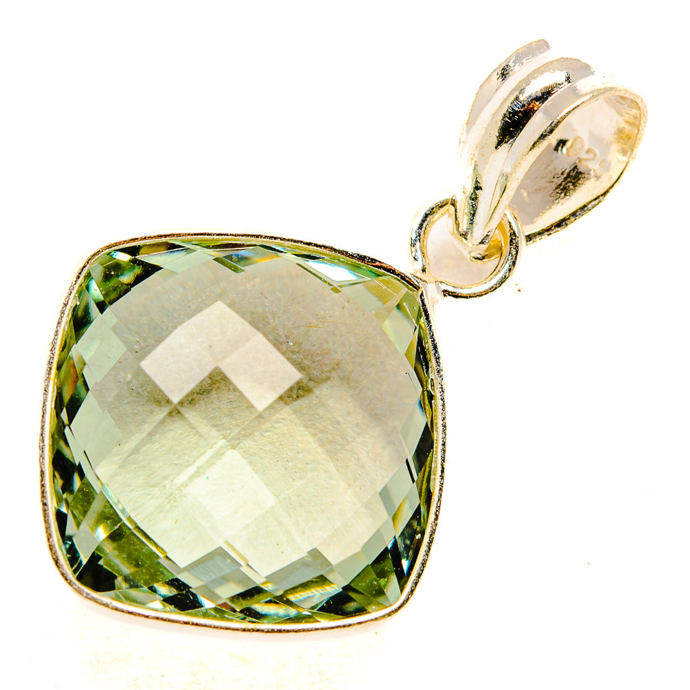 Green Amethyst Pendants handcrafted by Anasilvercos - PD34332 - Photo 2
