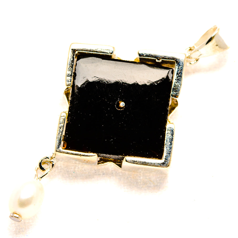 Black Onyx Pendants handcrafted by Anasilvercos - PD34333 - Photo 2