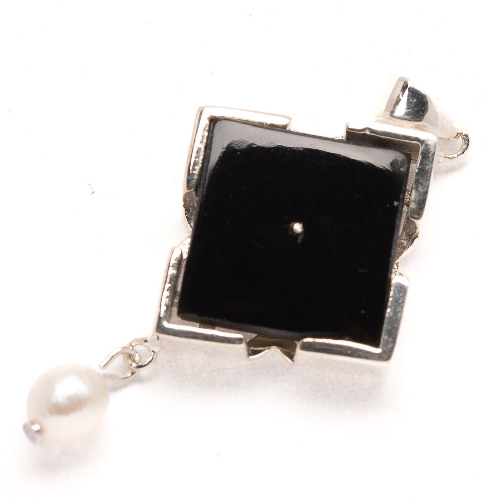Black Onyx Pendants handcrafted by Anasilvercos - PD34334 - Photo 2