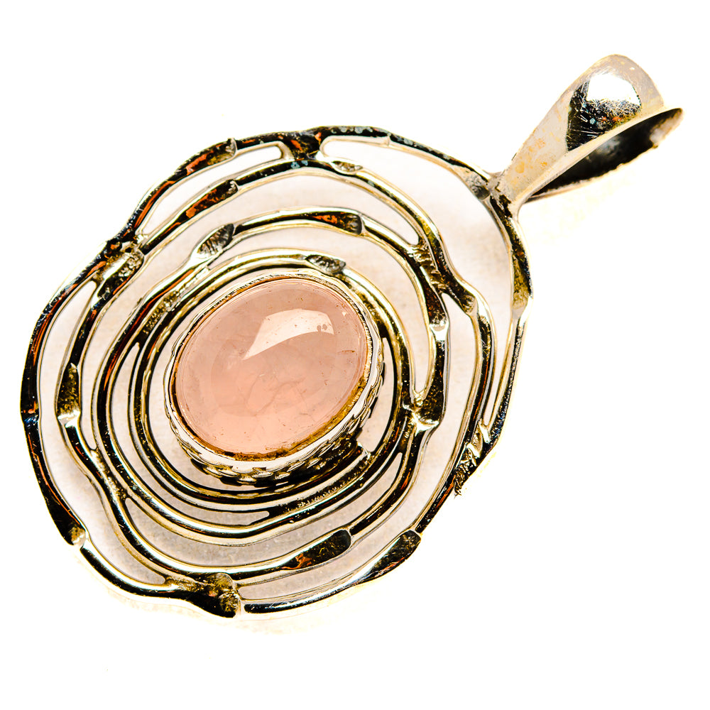 Rose Quartz Pendants handcrafted by Anasilvercos - PD34340 - Photo 2
