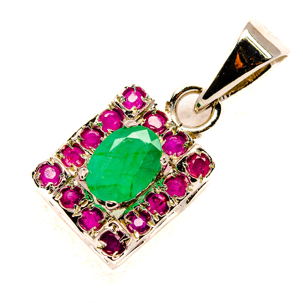 Emerald Pendants handcrafted by Anasilvercos - PD34341 - Photo 2