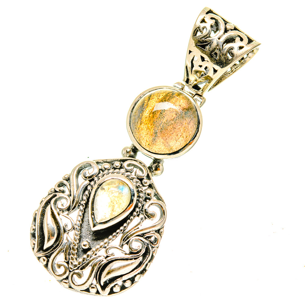 Labradorite Pendants handcrafted by Anasilvercos - PD3435
