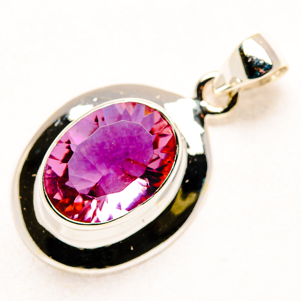 Color Change Alexandrite (Lab.) Pendants handcrafted by Anasilvercos - PD34352 - Photo 2