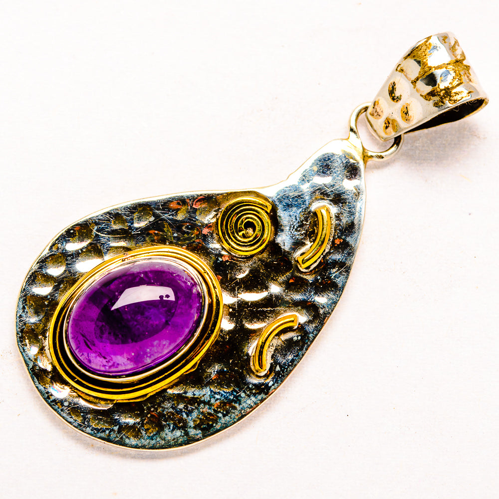 Amethyst Pendants handcrafted by Anasilvercos - PD34426 - Photo 2