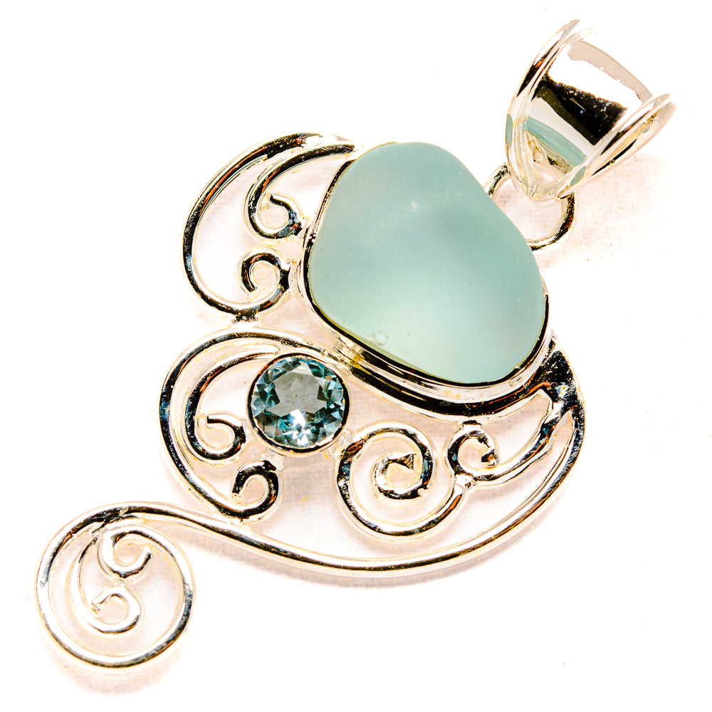 Aquamarine Pendants handcrafted by Anasilvercos - PD34429 - Photo 2