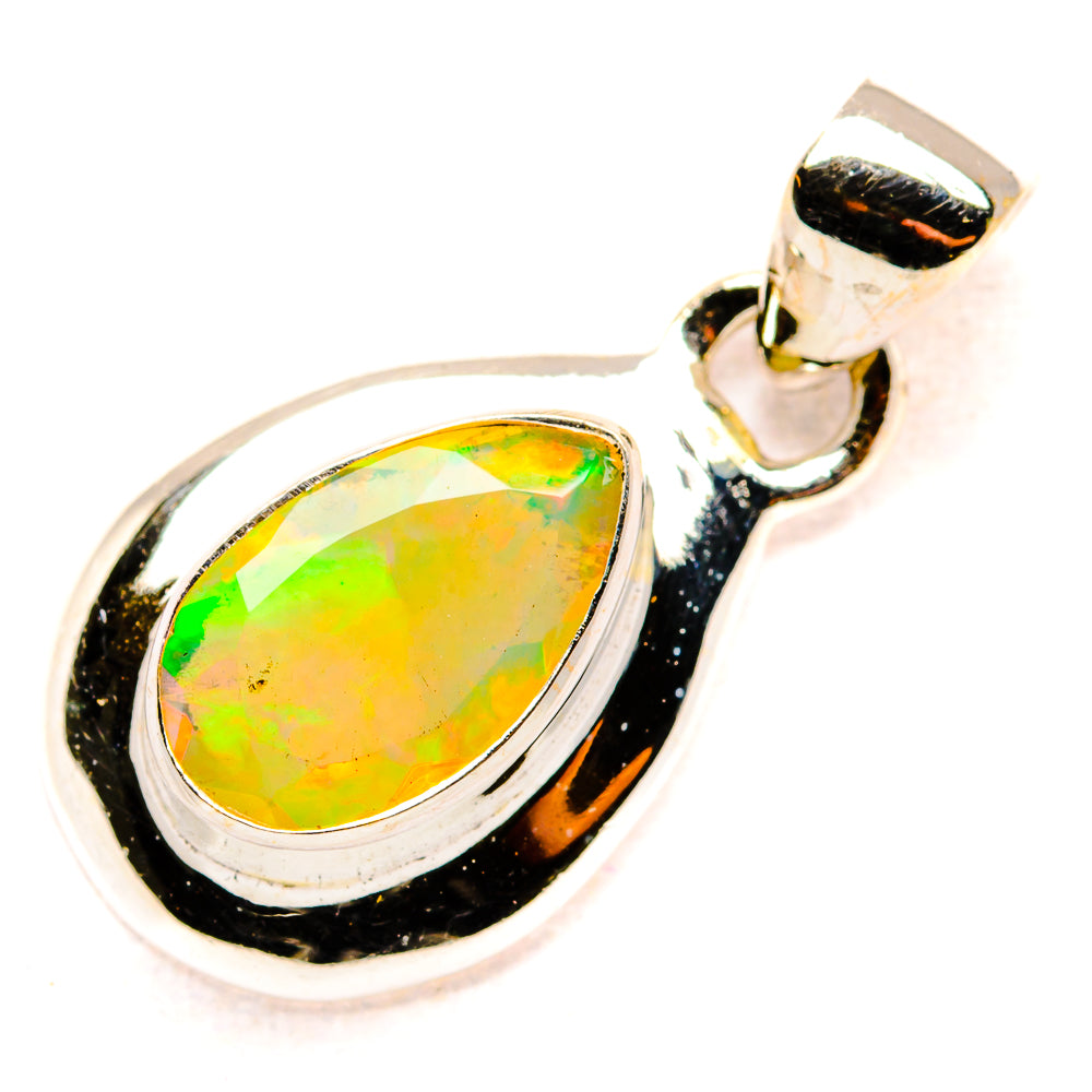 Ethiopian Opal Pendants handcrafted by Anasilvercos - PD34436 - Photo 2