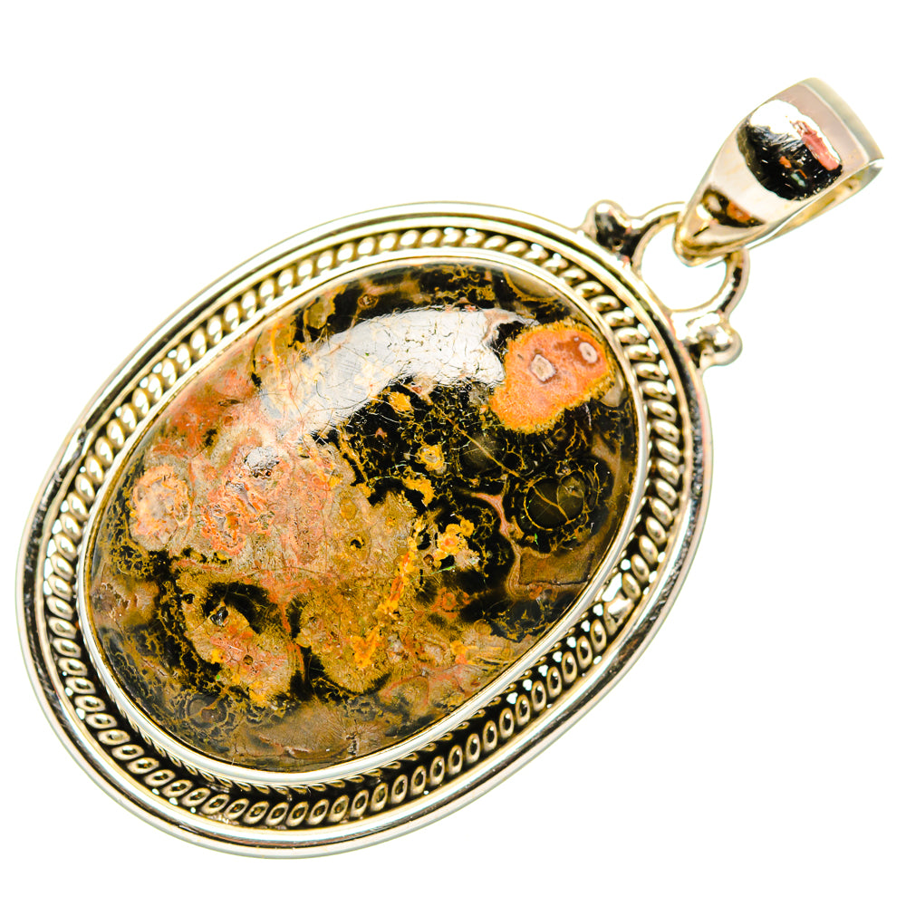 Poppy Jasper Pendants handcrafted by Anasilvercos - PD34447 - Photo 2