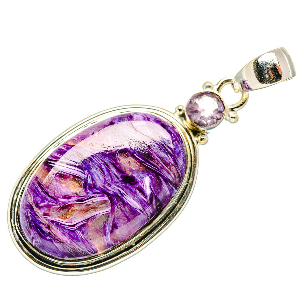 Charoite Pendants handcrafted by Anasilvercos - PD34453 - Photo 2