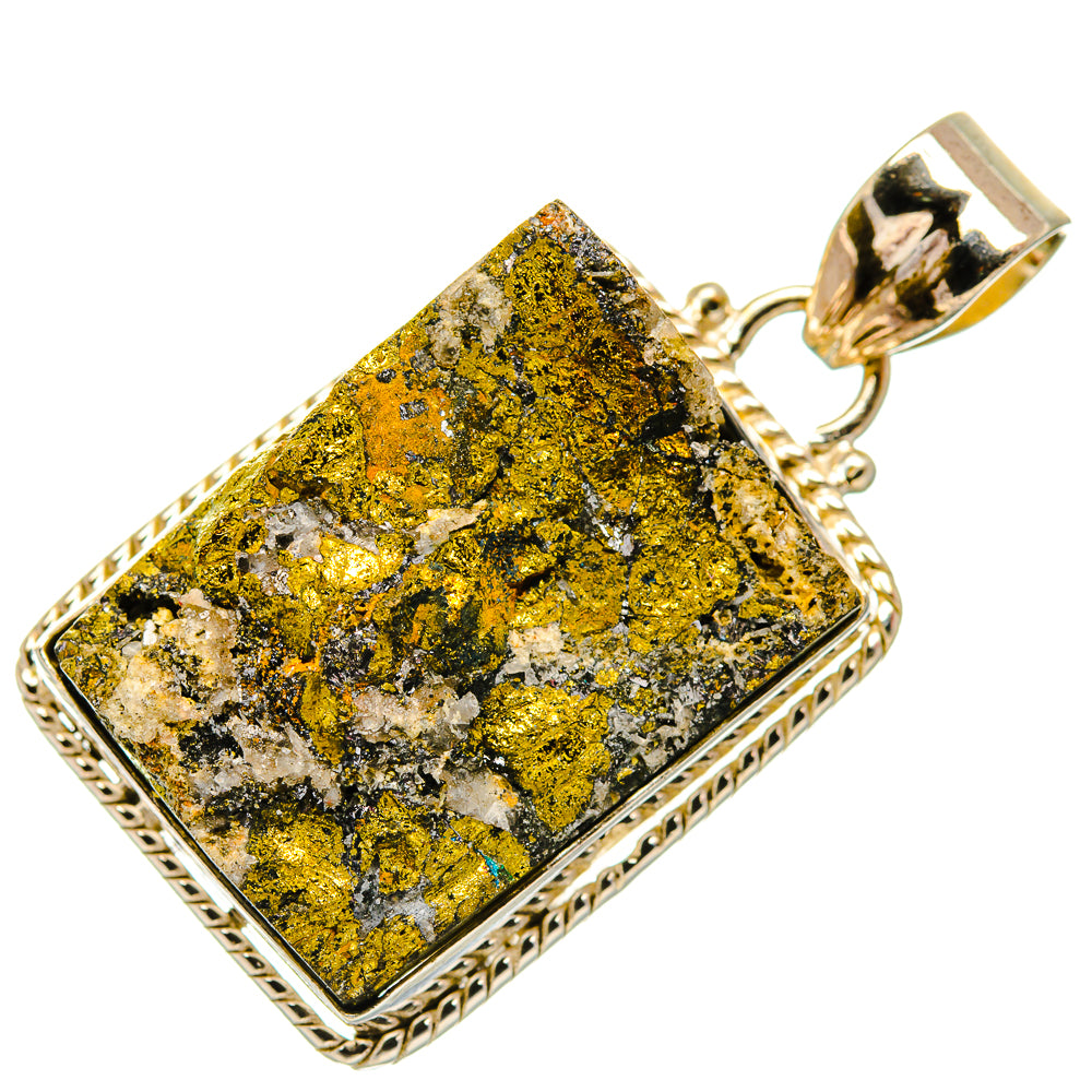 Pyrite Pendants handcrafted by Anasilvercos - PD34459 - Photo 2