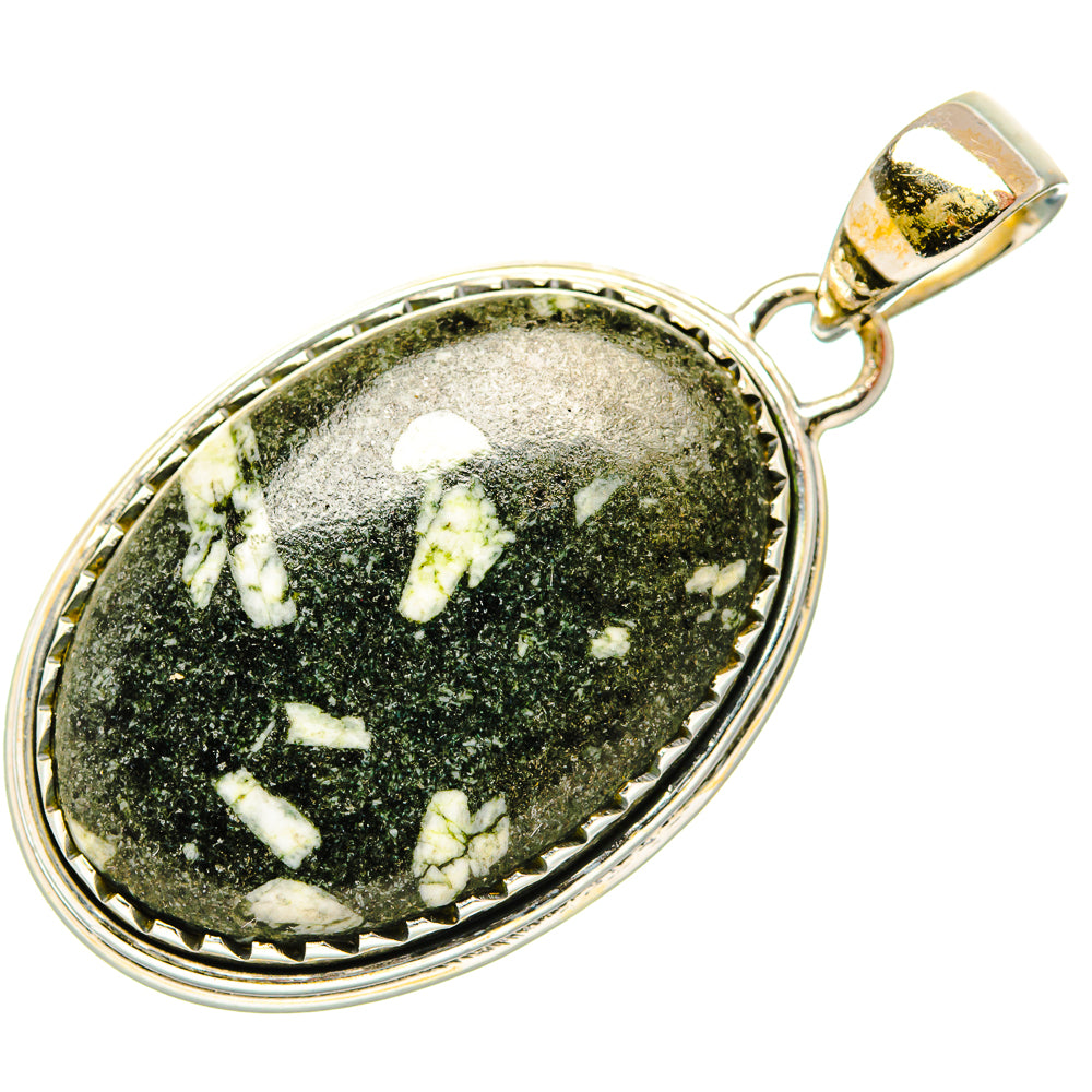 Green Fuchsite Pendants handcrafted by Anasilvercos - PD34463 - Photo 2