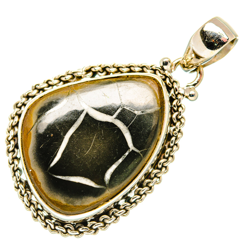 Septarian Geode Pendants handcrafted by Anasilvercos - PD34465 - Photo 2