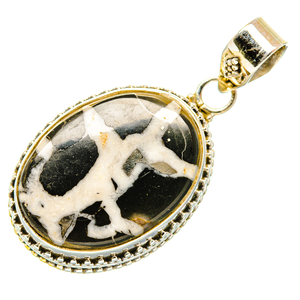 Septarian Geode Pendants handcrafted by Anasilvercos - PD34467 - Photo 2