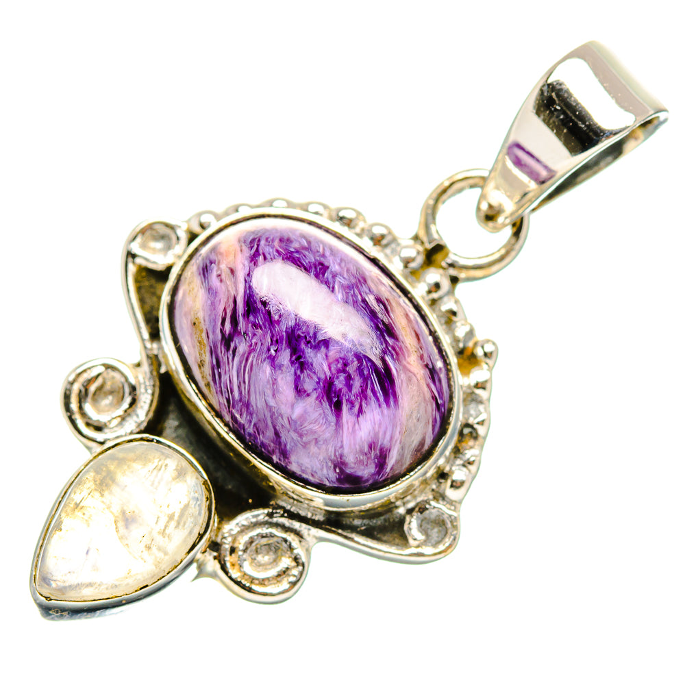 Charoite Pendants handcrafted by Anasilvercos - PD34488 - Photo 2
