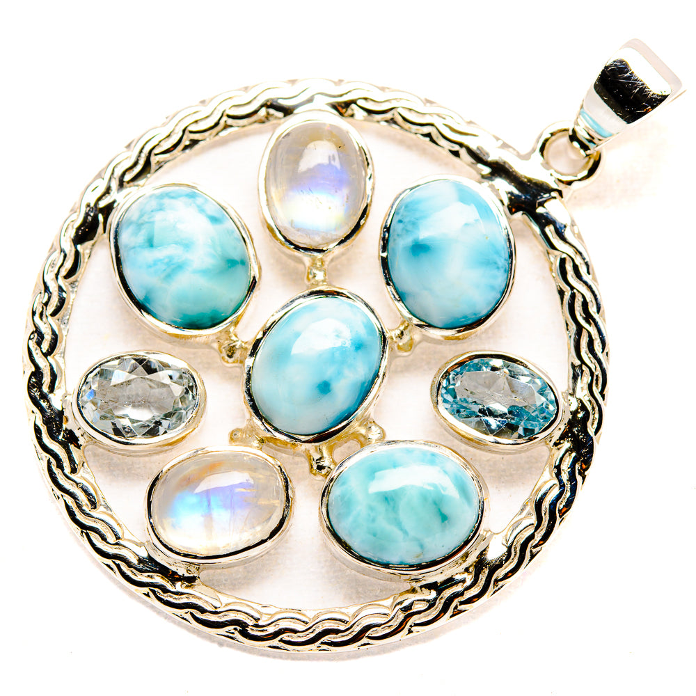 Larimar Pendants handcrafted by Anasilvercos - PD34496 - Photo 2