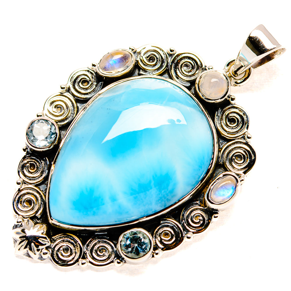 Larimar Pendants handcrafted by Anasilvercos - PD34498 - Photo 2