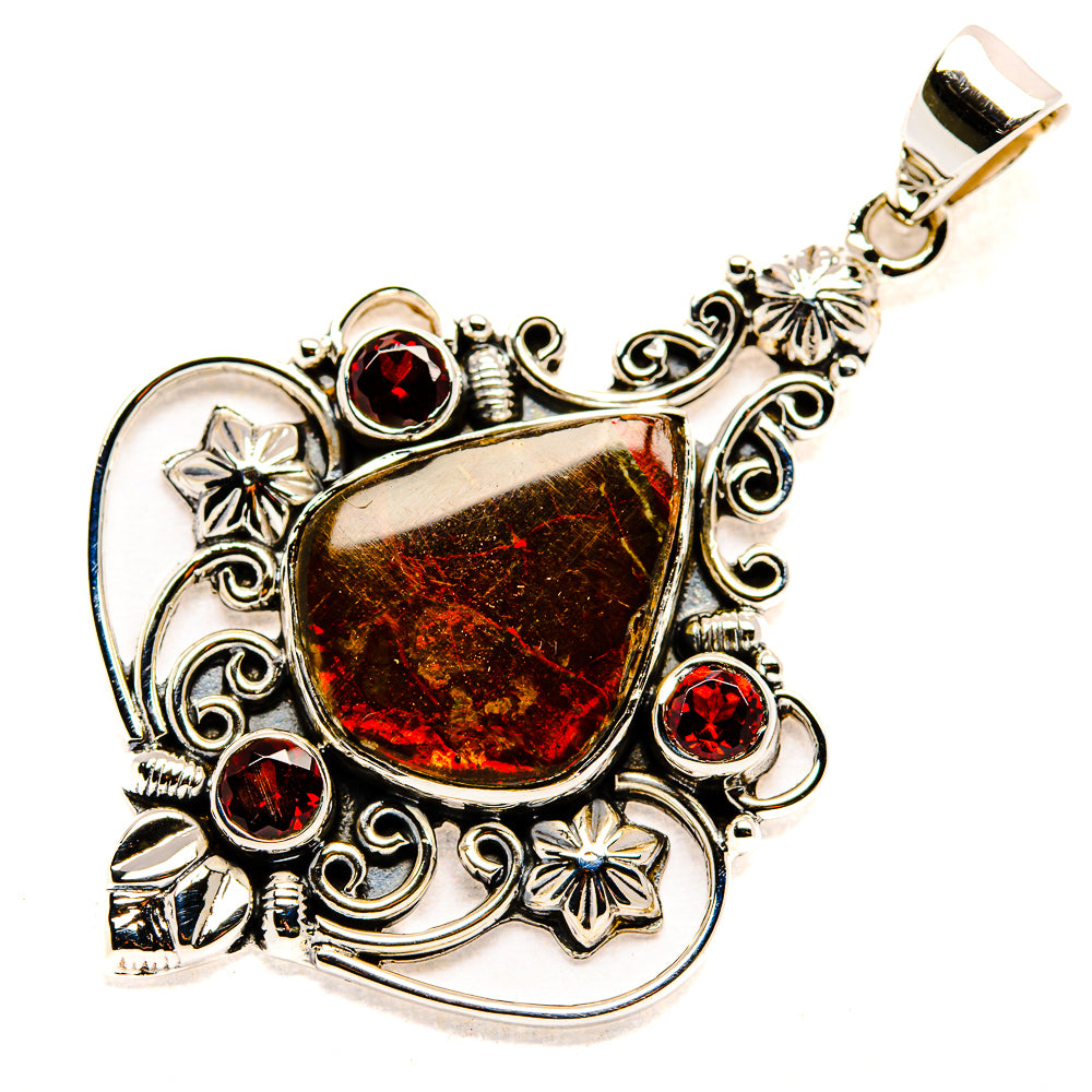 Ammolite Pendants handcrafted by Anasilvercos - PD34508 - Photo 2