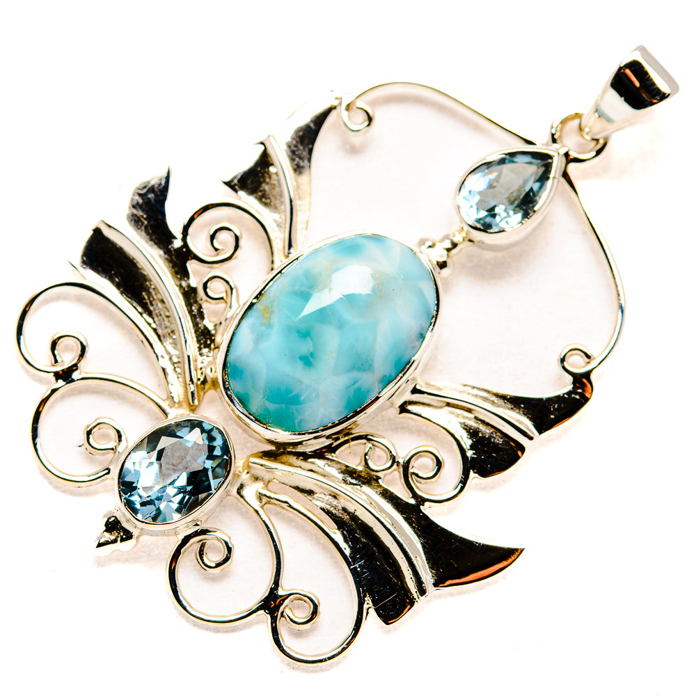 Larimar Pendants handcrafted by Anasilvercos - PD34513 - Photo 2