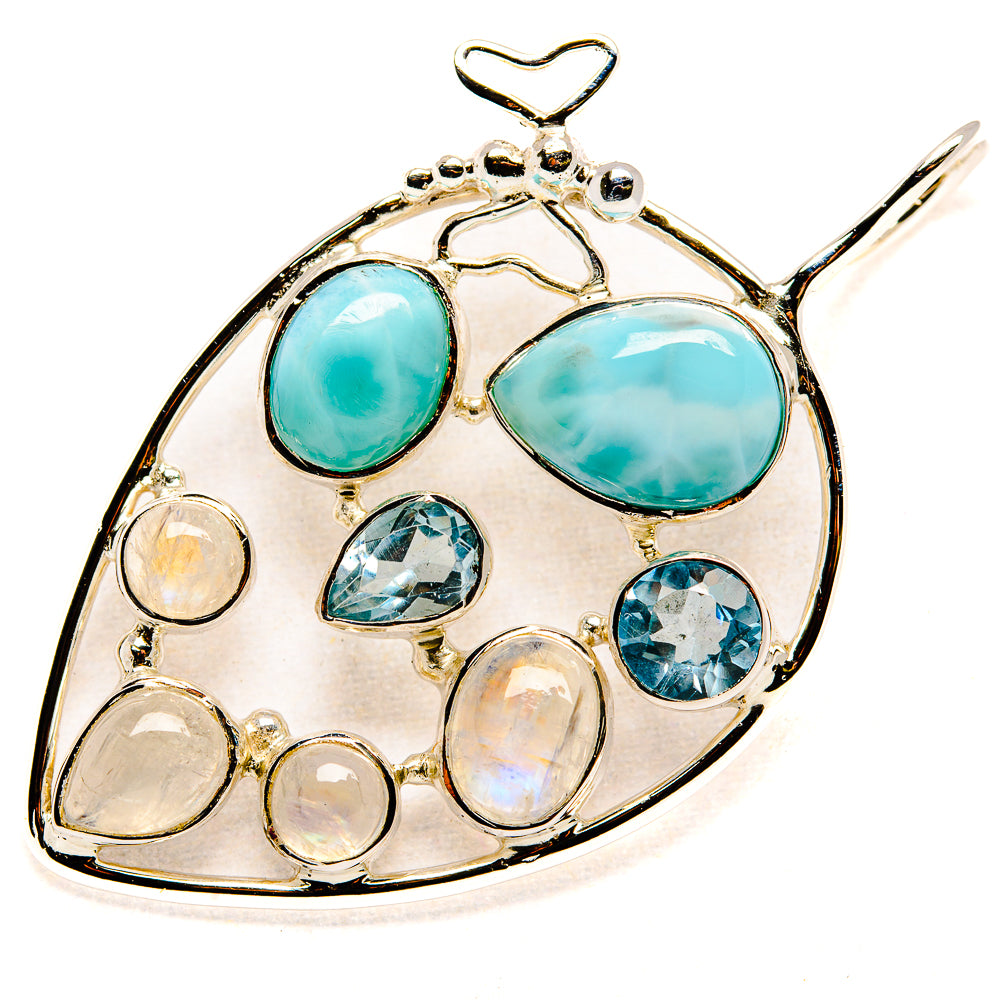Larimar Pendants handcrafted by Anasilvercos - PD34514 - Photo 2