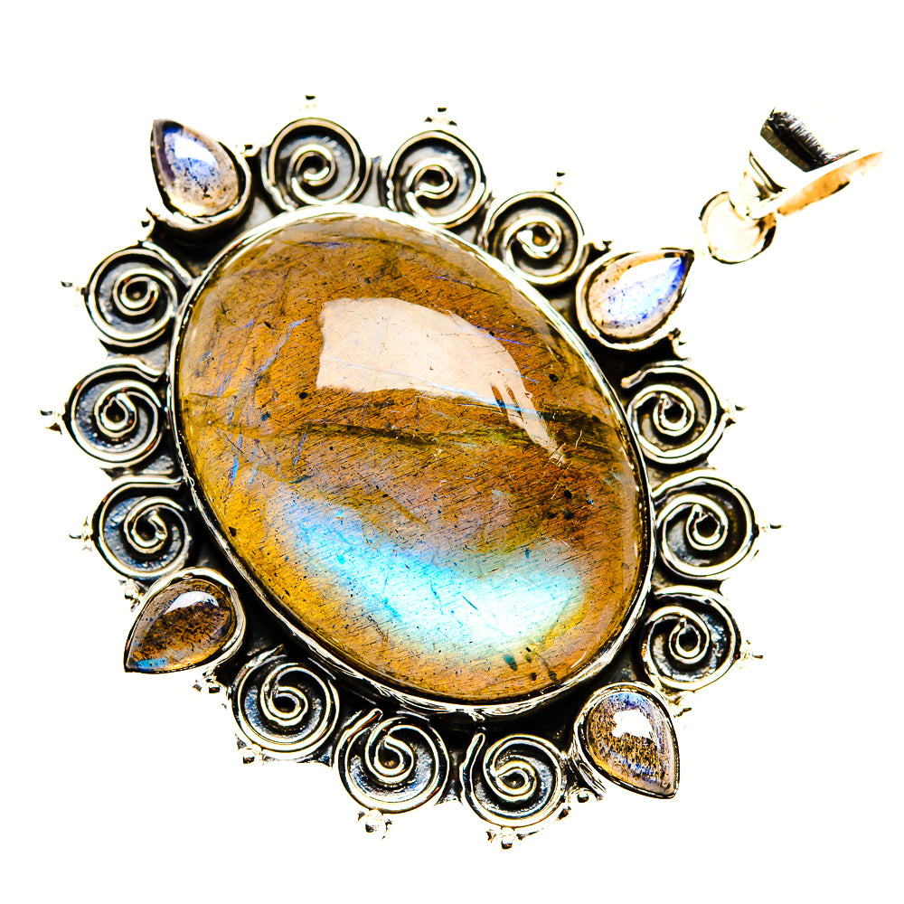 Labradorite Pendants handcrafted by Anasilvercos - PD34517 - Photo 2