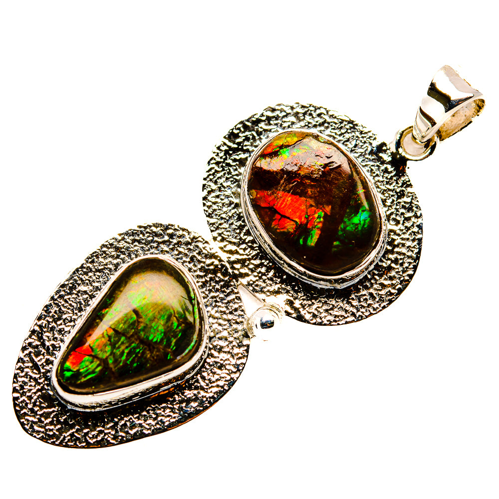 Ammolite Pendants handcrafted by Anasilvercos - PD34520 - Photo 2