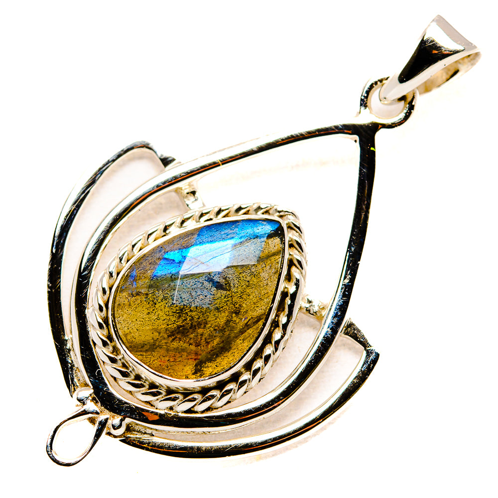 Labradorite Pendants handcrafted by Anasilvercos - PD34527 - Photo 2