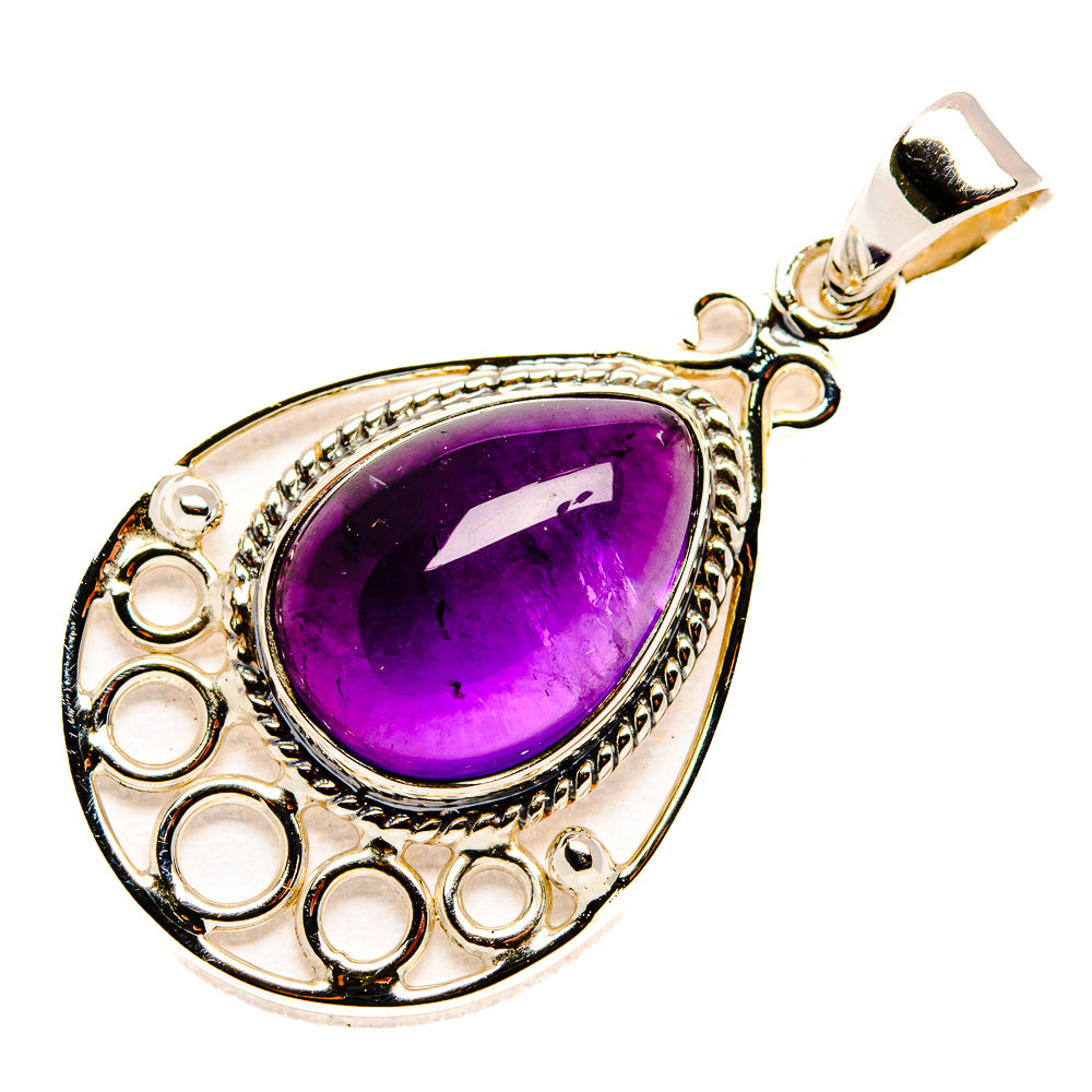 Amethyst Pendants handcrafted by Anasilvercos - PD34528 - Photo 2