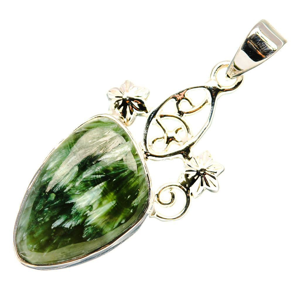Seraphinite Pendants handcrafted by Anasilvercos - PD34538 - Photo 2