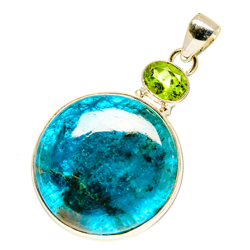 Chrysocolla Pendants handcrafted by Anasilvercos - PD3454