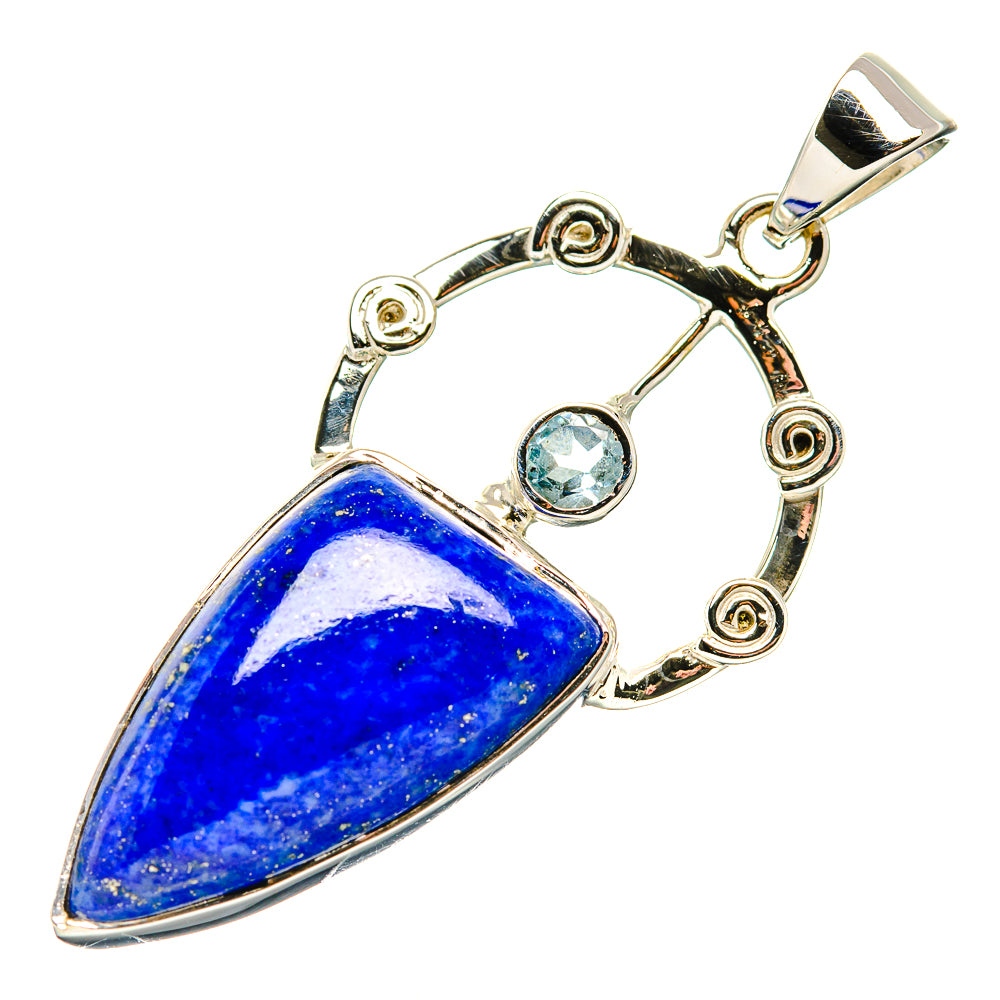 Lapis Lazuli Pendants handcrafted by Anasilvercos - PD34546 - Photo 2