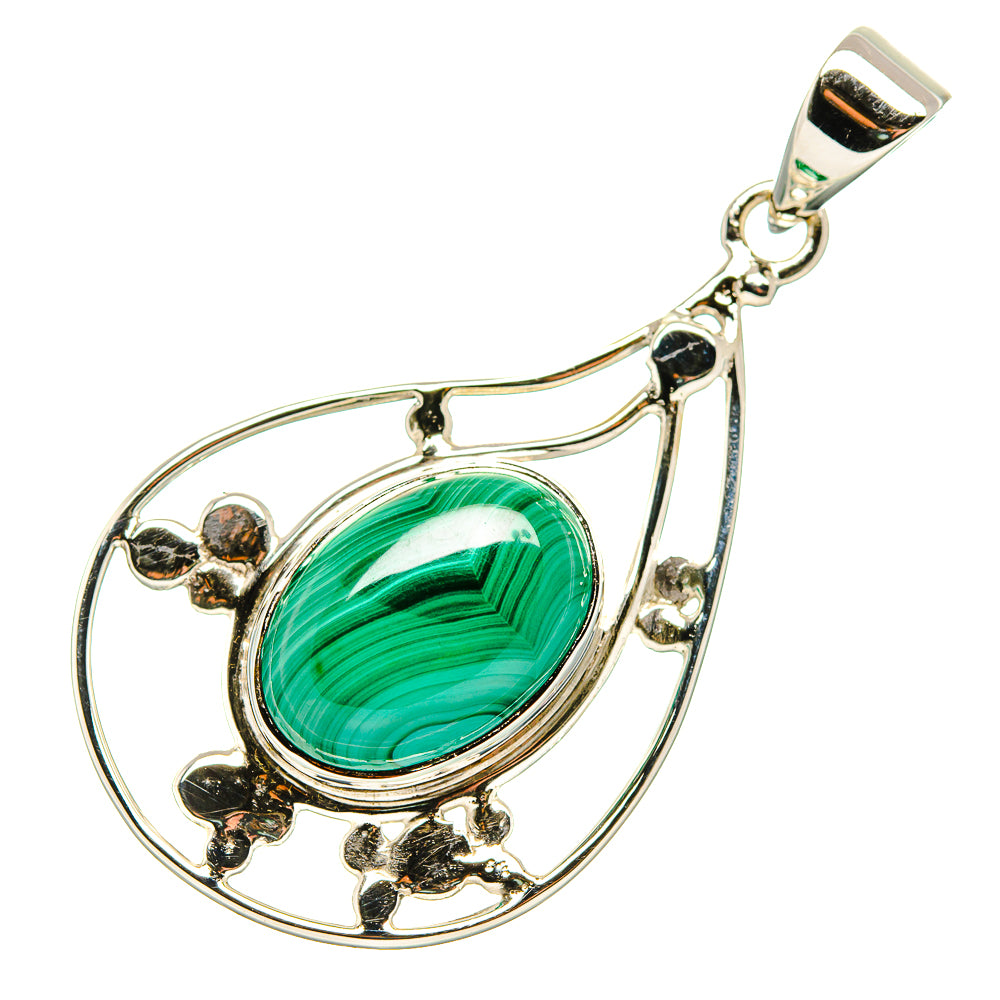Malachite Pendants handcrafted by Anasilvercos - PD34548 - Photo 2