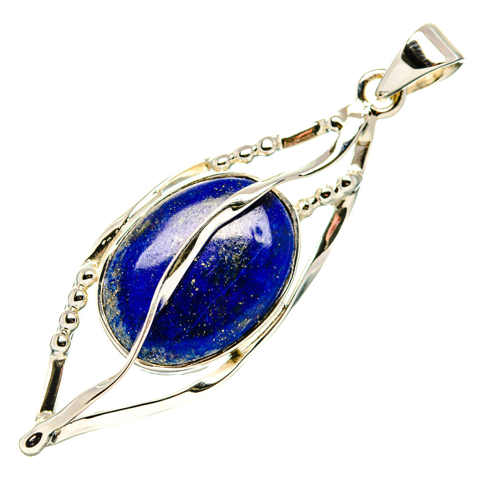 Lapis Lazuli Pendants handcrafted by Anasilvercos - PD34551 - Photo 2