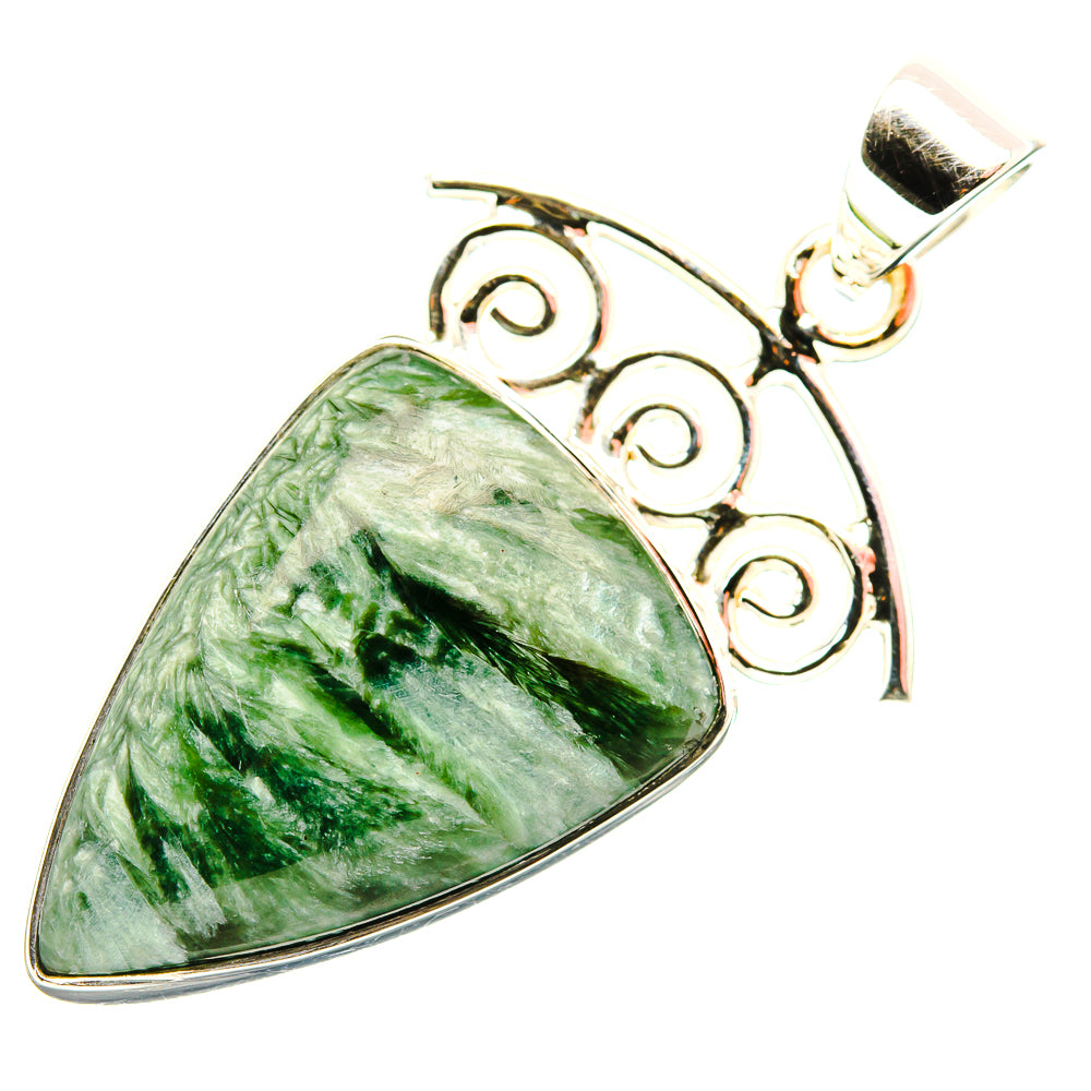 Seraphinite Pendants handcrafted by Anasilvercos - PD34552 - Photo 2