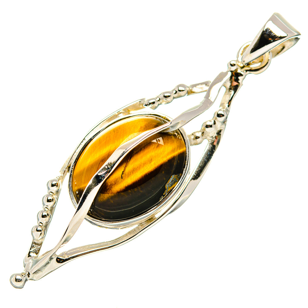 Tiger Eye Pendants handcrafted by Anasilvercos - PD34556 - Photo 2