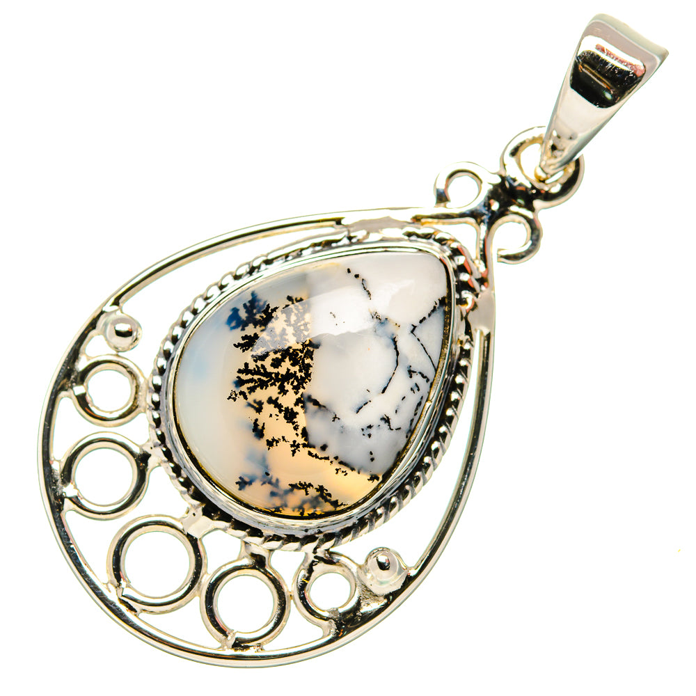 Dendritic Opal Pendants handcrafted by Anasilvercos - PD34563 - Photo 2