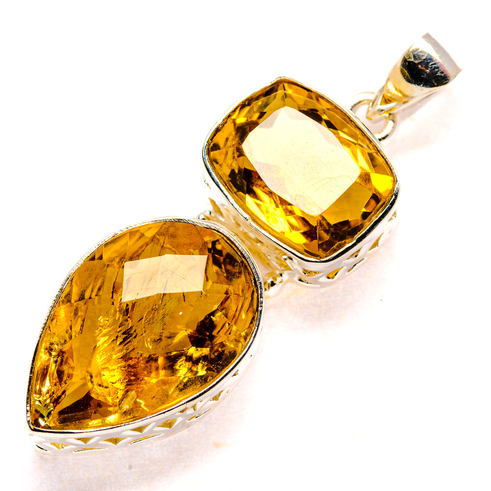 Citrine Pendants handcrafted by Anasilvercos - PD34576 - Photo 2