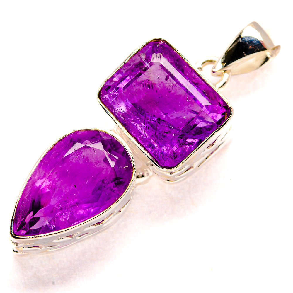 Amethyst Pendants handcrafted by Anasilvercos - PD34577 - Photo 2