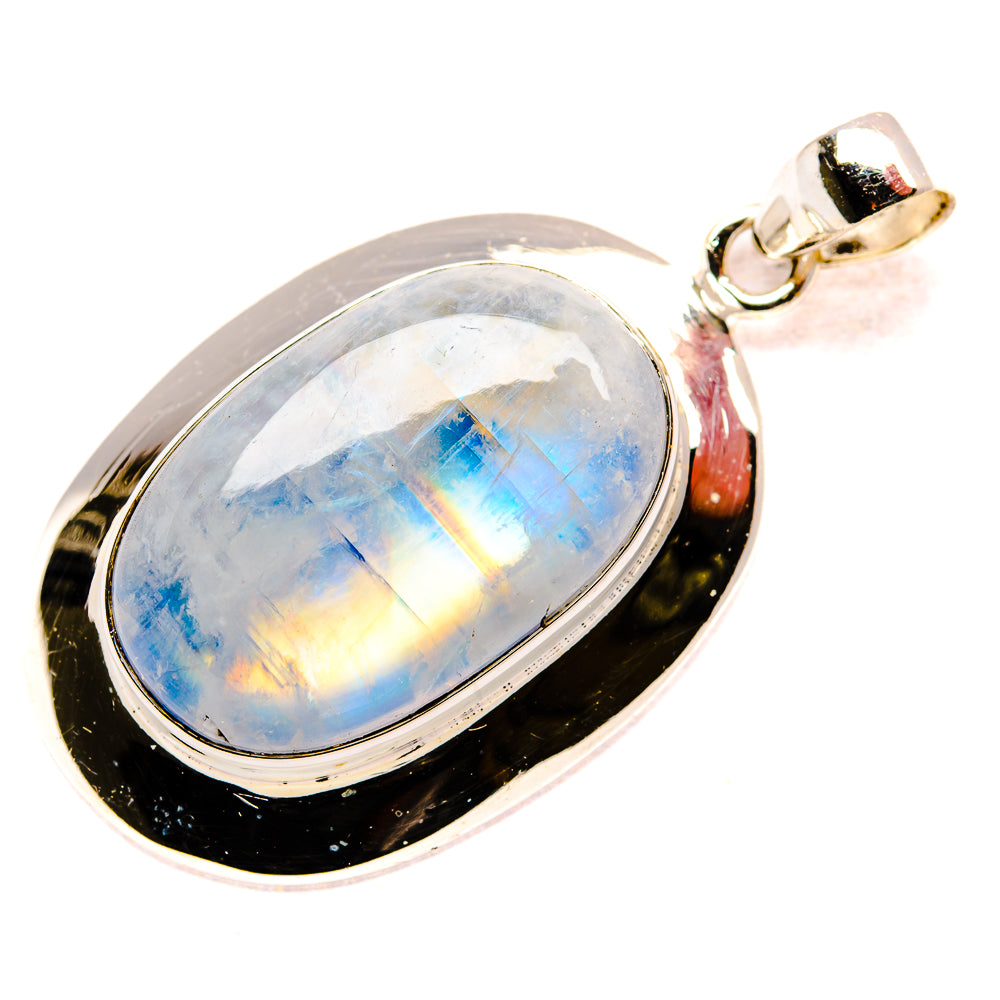 Rainbow Moonstone Pendants handcrafted by Anasilvercos - PD34587 - Photo 2