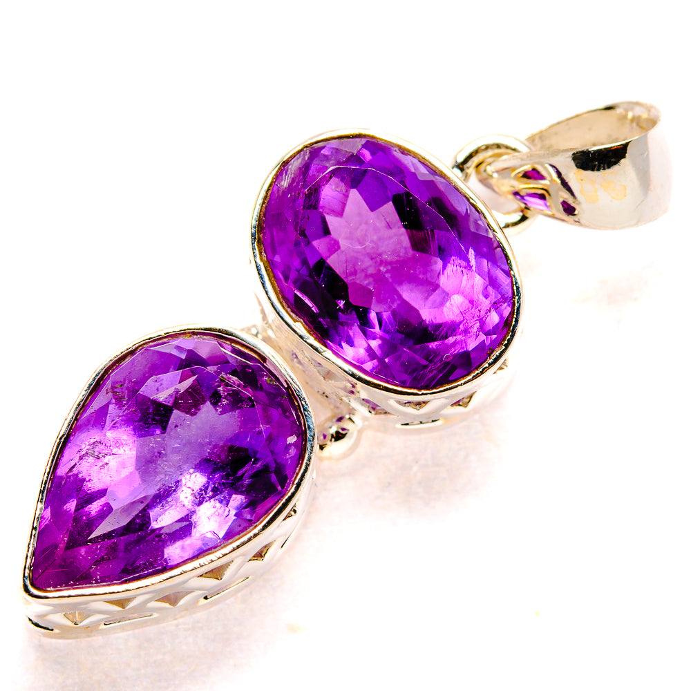 Amethyst Pendants handcrafted by Anasilvercos - PD34590 - Photo 2