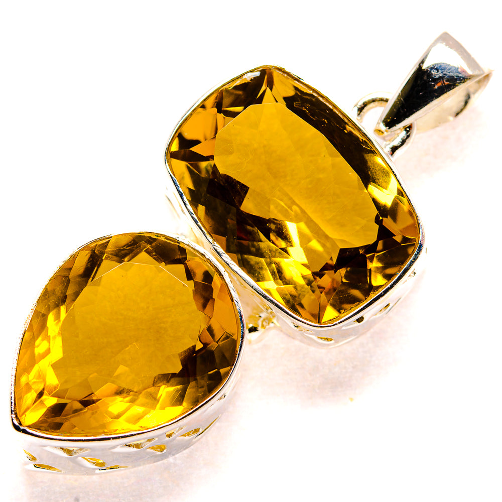 Citrine Pendants handcrafted by Anasilvercos - PD34594 - Photo 2