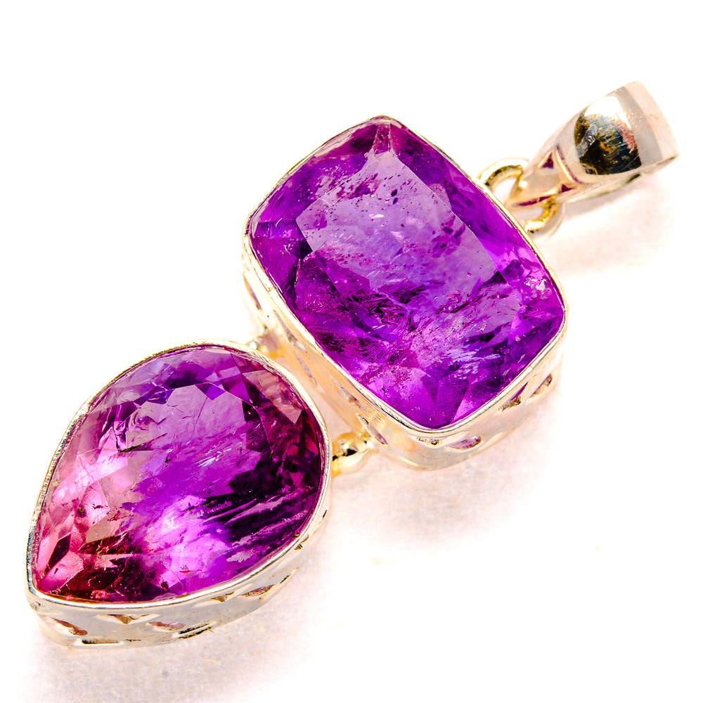 Amethyst Pendants handcrafted by Anasilvercos - PD34602 - Photo 2