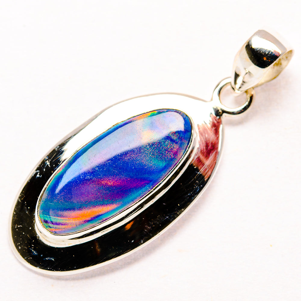 Aura Opal Pendants handcrafted by Anasilvercos - PD34608 - Photo 2