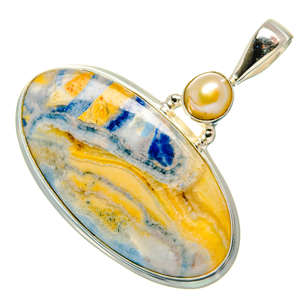 Blue Scheelite Pendants handcrafted by Anasilvercos - PD34616 - Photo 2