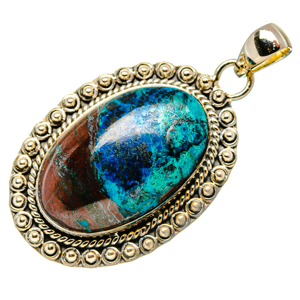 Azurite Pendants handcrafted by Anasilvercos - PD34617 - Photo 2