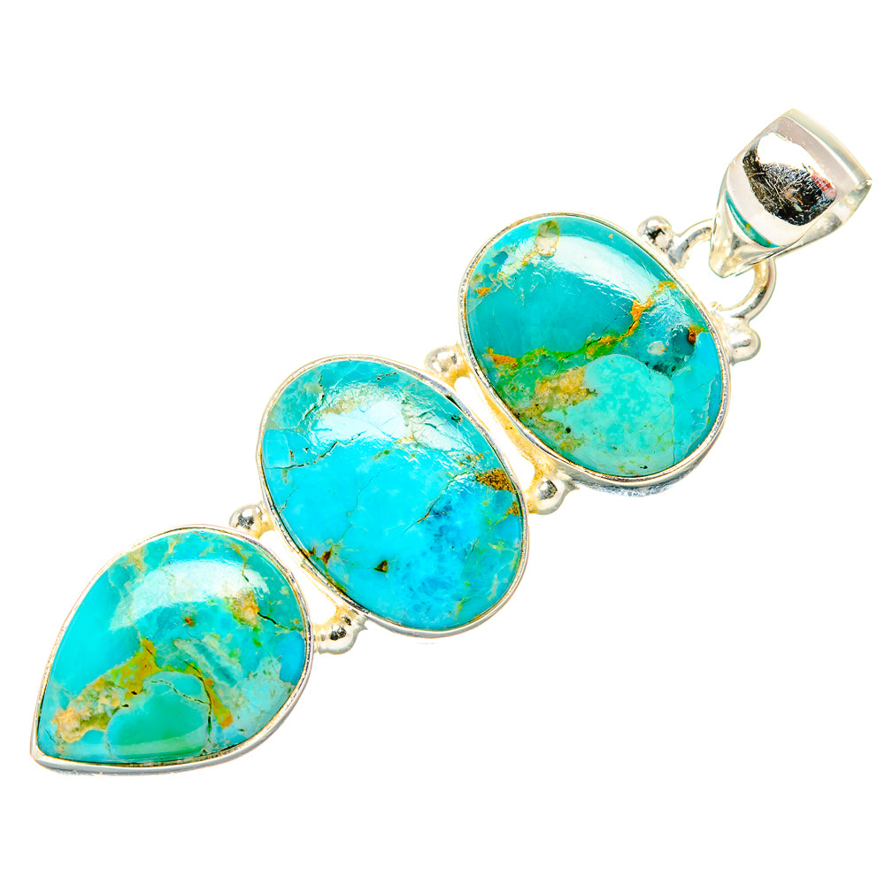 Chrysocolla Pendants handcrafted by Anasilvercos - PD34618 - Photo 2