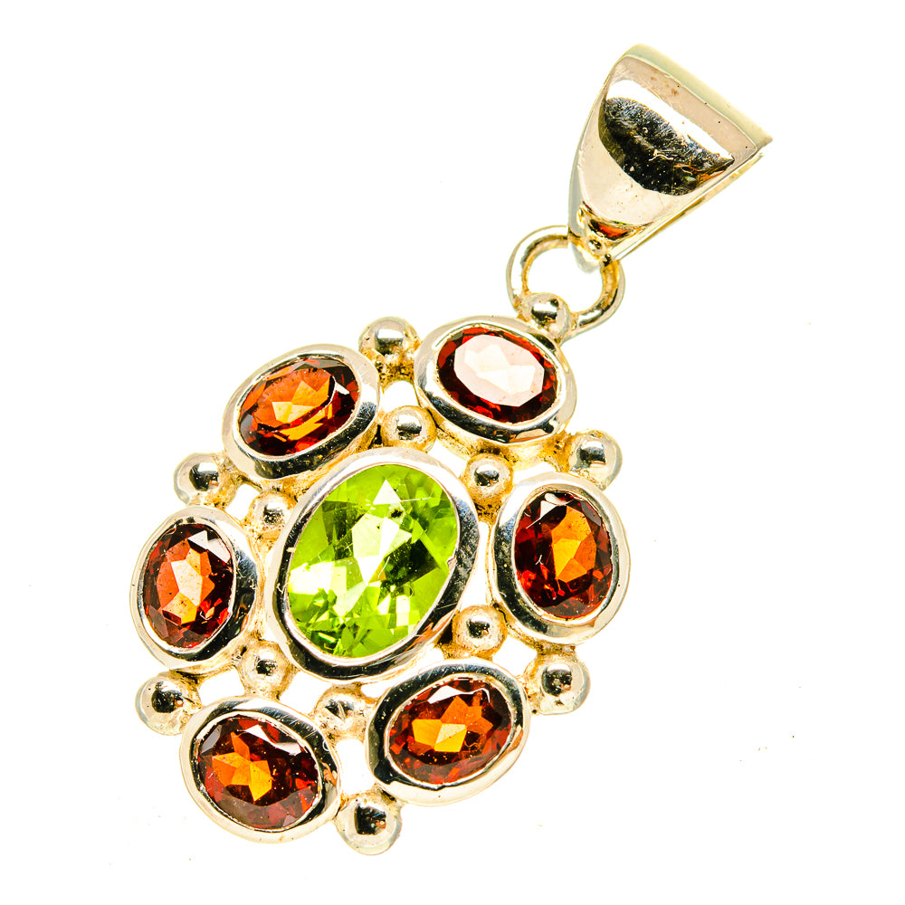 Peridot Pendants handcrafted by Anasilvercos - PD3462